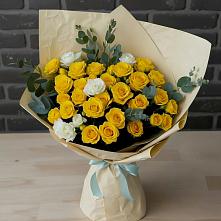 Букет цветов из:  Розы #REPLACE_PRED# Пачелме