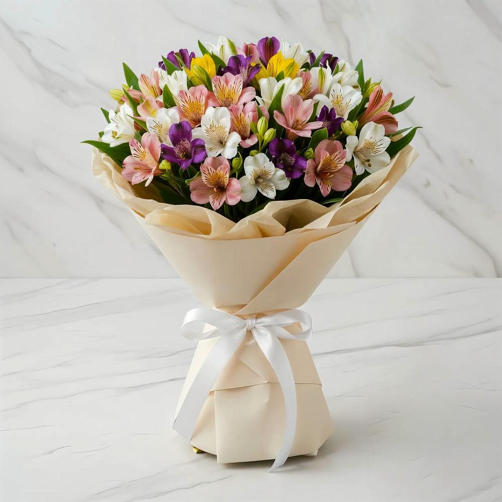 Букет цветов из: Альстромерии в Пачелме