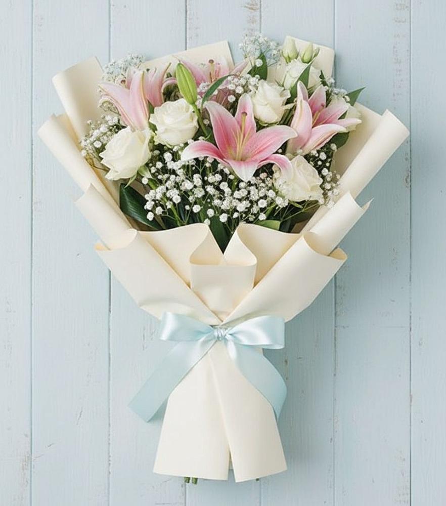 Букет цветов из: Лилии в Пачелме