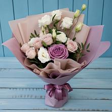 Букет цветов из:  Розы и Лизиантусы #REPLACE_PRED# Пачелме