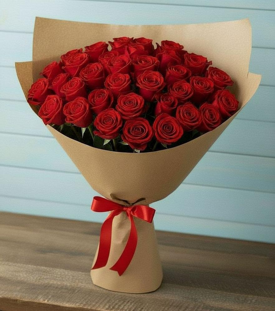 Букет Красные розы Милано в Пачелме