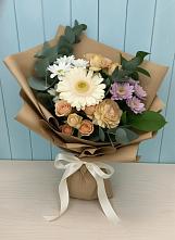 Букет цветов из:  Герберы и Хризантемы в Пачелме