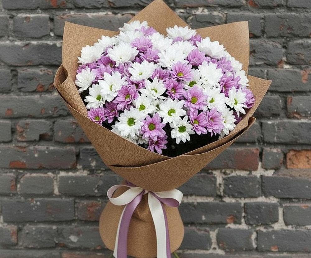 Букет цветов из: Хризантемы в Пачелме