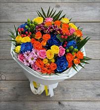 Букет цветов из:  Розы и Хризантемы #REPLACE_PRED# Пачелме