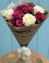 Букет цветов из:  Розы #REPLACE_PRED# Пачелме