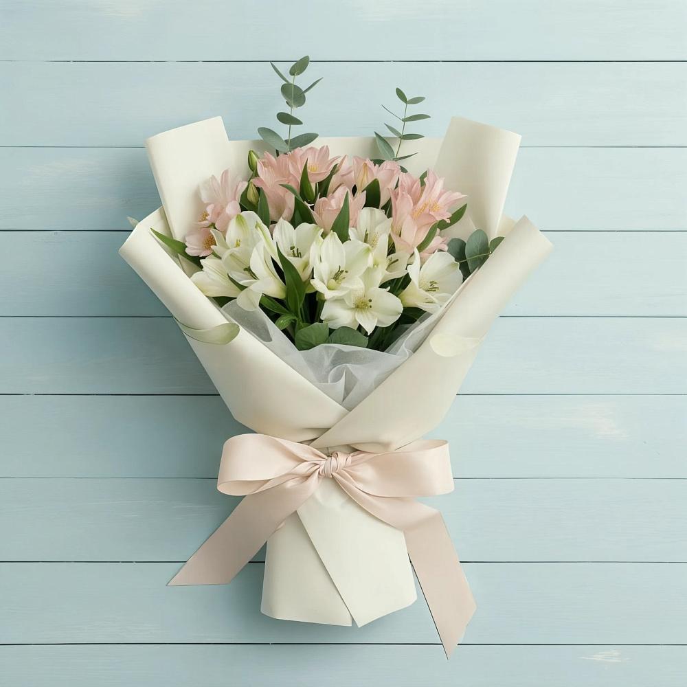 Букет цветов из: Альстромерии в Пачелме