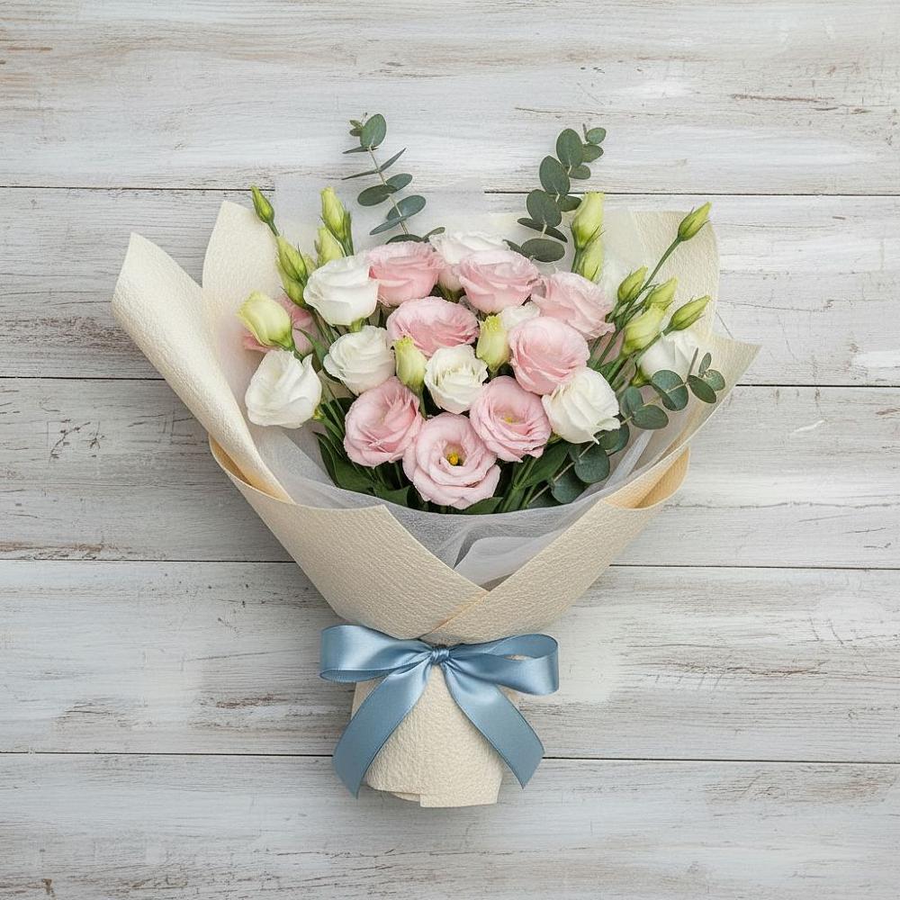 Букет цветов из: Лизиантусы в Пачелме